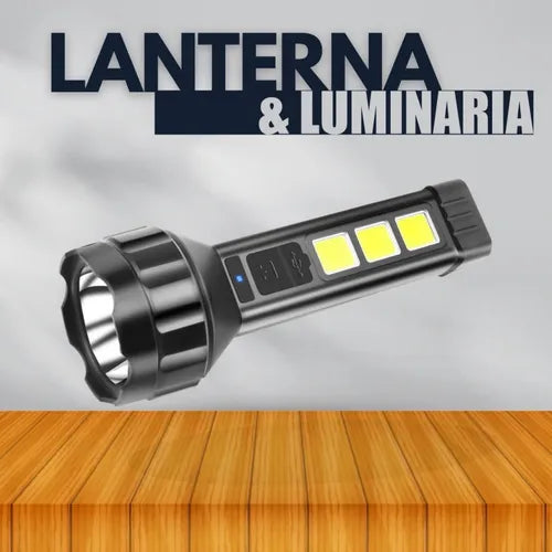 Linterna de largo alcance con iluminació